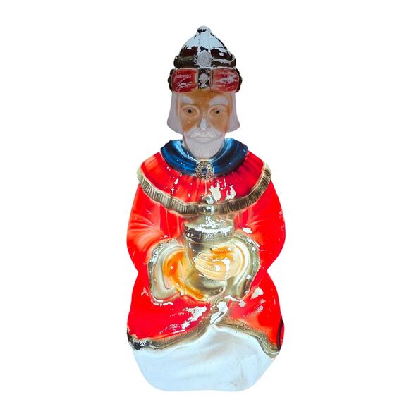 Vintage General Foams Plastics Wise Man Blow Mold Wired Light Outdoor Holiday - Picture 4 of 7